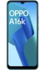 A picture of Oppo A16K mobile phone.